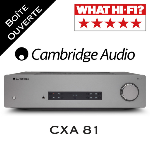Cambridge Audio CXA81 (Boîte ouverte) - Amplificateur stéréo