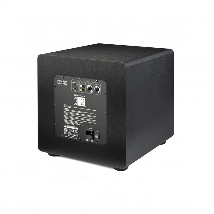 Paradigm Essential 12 | Caisson de basses 350 Watts avec HP de graves de 12''