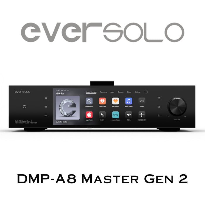 eversolo DMP-A8 Master Gen 2 | Lecteur réseau, DAC, Préamplificateur et lecteur CD