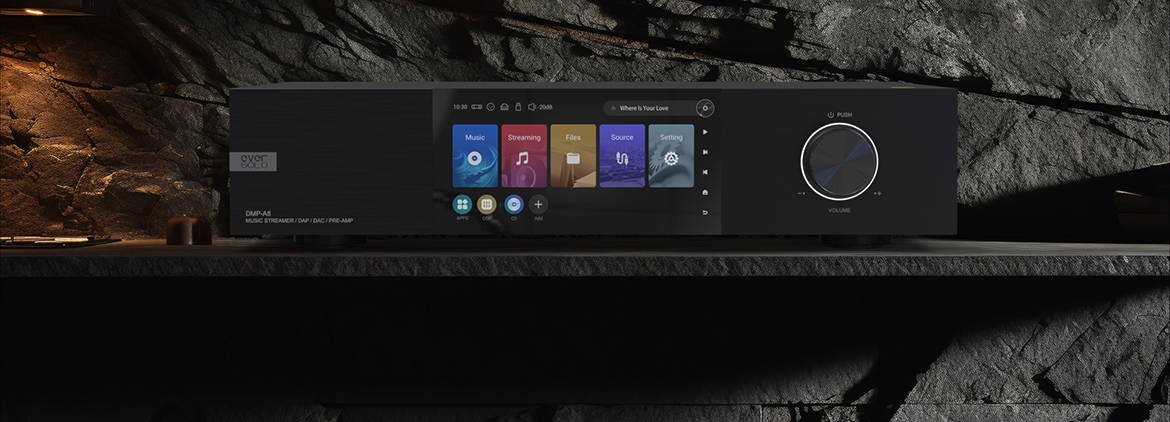 eversolo dmp-a8 vue lifestyle pierre