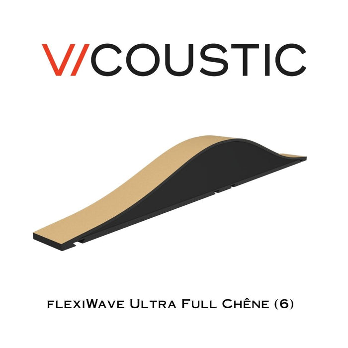 Vicoustic FlexiWave Ultra Full - Panneaux acoustiques hybride absorbeurs et diffuseurs (6 Unités)