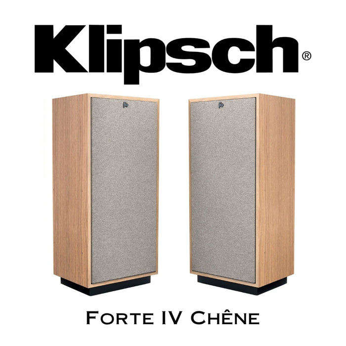 Klipsch FORTE IV - Enceintes de type colonne Série Héritage 3 voies au design élégant