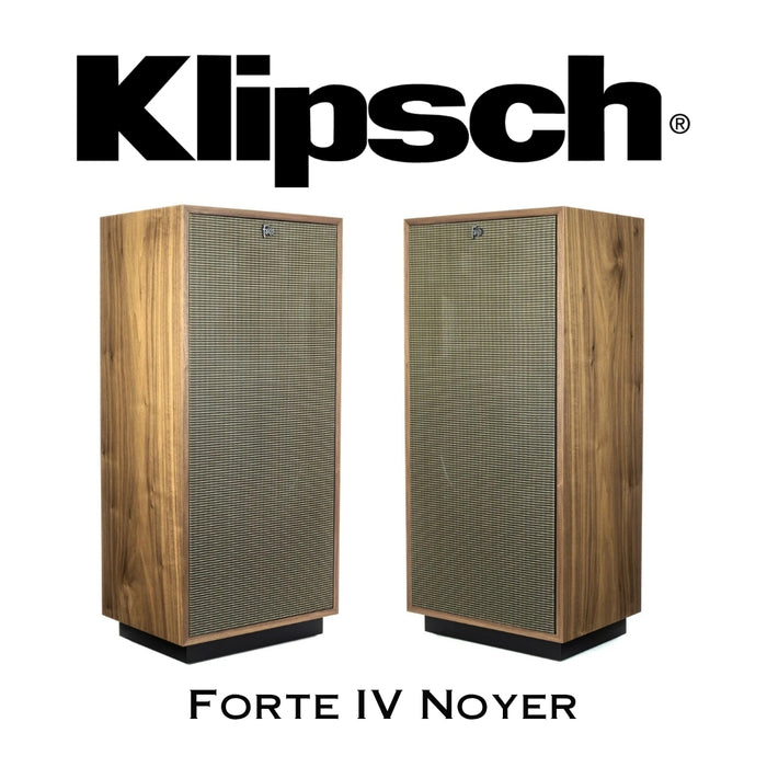 Klipsch FORTE IV - Enceintes de type colonne Série Héritage 3 voies au design élégant