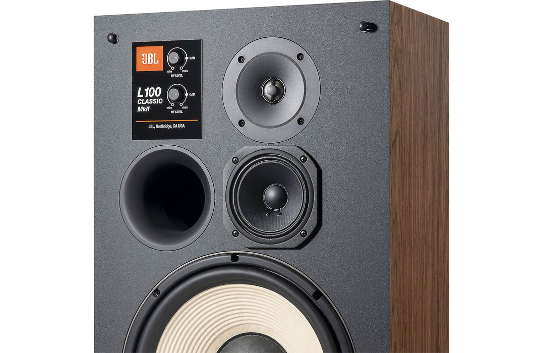 JBL L100 Classic MKII | Enceintes d'étagère 3 voies (sans supports)