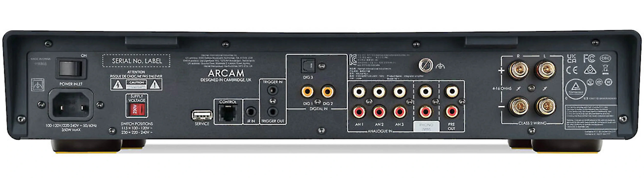 ARCAM A5+ | Amplificateur stéréo intégré 50Watts/Canal avec Bluetooth et Auracast