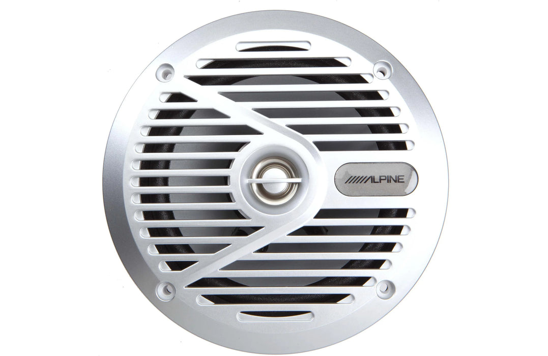 Alpine SPS-M601 - Hauts-parleurs marine 6,5" (Blanc ou Argent)