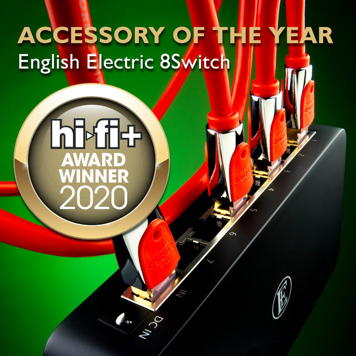 English Electric 8Switch | Huit ports Ethernet Gigabit 100/1000 Base-T de qualité audio