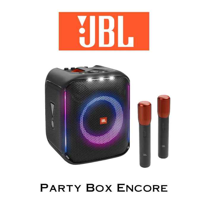 JBL PartyBox Encore - Haut-parleur portable 100 W avec deux micros sans fil inclus