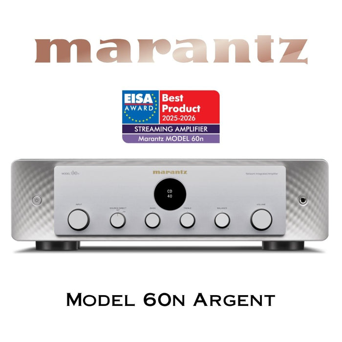 Marantz Model 60n - Amplificateur stéréo intégré 60W/Canal, lecteur réseau, entrée phono