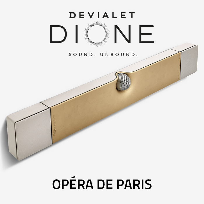 Devialet Dione Opéra de Paris | Barre de son sans caisson - Dolby Atmos® - 101 dB SPL - 950 Watts RMS