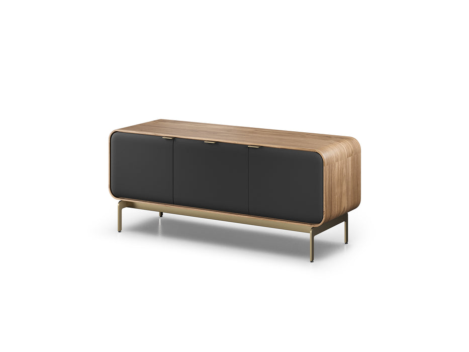 BDI Plume 8077 | Meuble multimédia 3 portes audio-vidéo/téléviseur jusqu'à 70 pouces