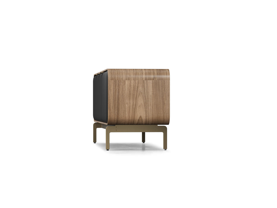 BDI Plume 8077 | Meuble multimédia 3 portes audio-vidéo/téléviseur jusqu'à 70 pouces