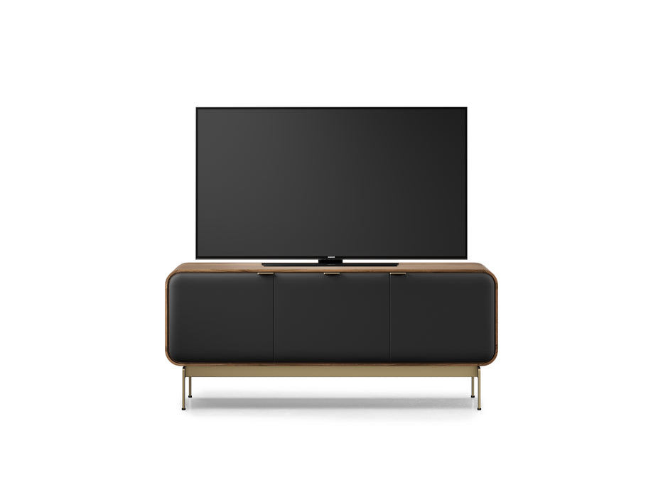 BDI Plume 8077 | Meuble multimédia 3 portes audio-vidéo/téléviseur jusqu'à 70 pouces