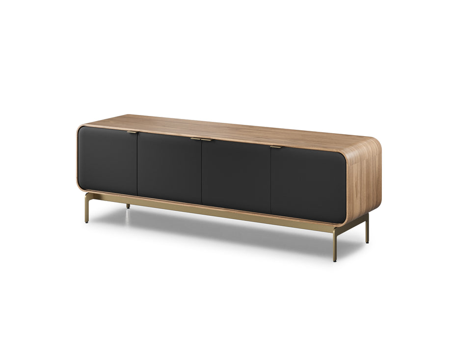 BDI Plume 8079 | Meuble multimédia 4 portes audio-vidéo/téléviseur jusqu'à 85 pouces