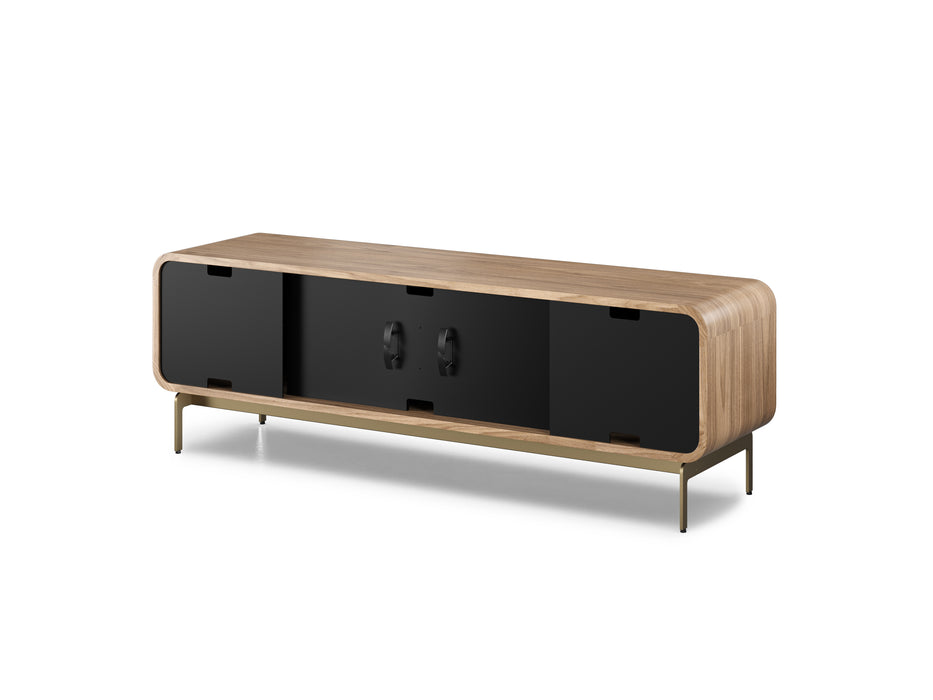 BDI Plume 8079 | Meuble multimédia 4 portes audio-vidéo/téléviseur jusqu'à 85 pouces