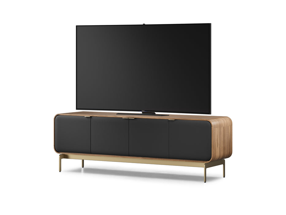 BDI Plume 8079 | Meuble multimédia 4 portes audio-vidéo/téléviseur jusqu'à 85 pouces