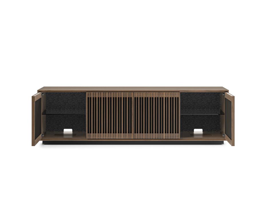 BDI Profile 8479 | Meuble multimédia 4 portes audio-vidéo/téléviseur jusqu'à 85 pouces