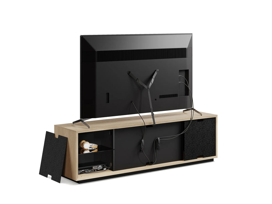 BDI Profile 8479 | Meuble multimédia 4 portes audio-vidéo/téléviseur jusqu'à 85 pouces