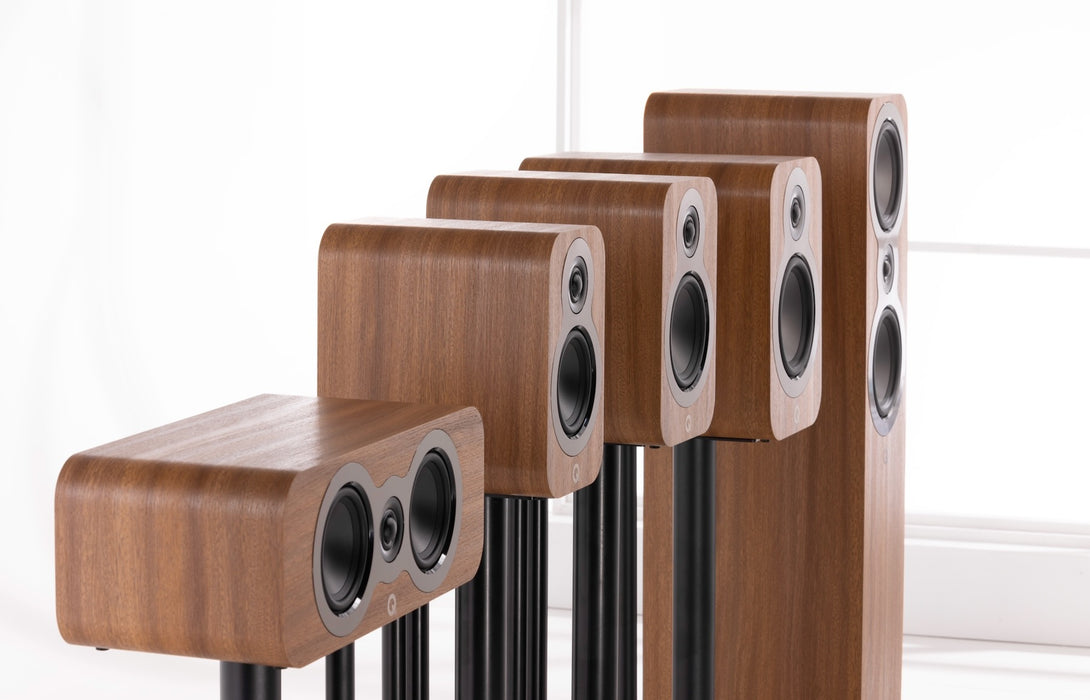 Q Acoustics 3020c | Enceintes d'étagère compact avec HP de basses de 4.75''