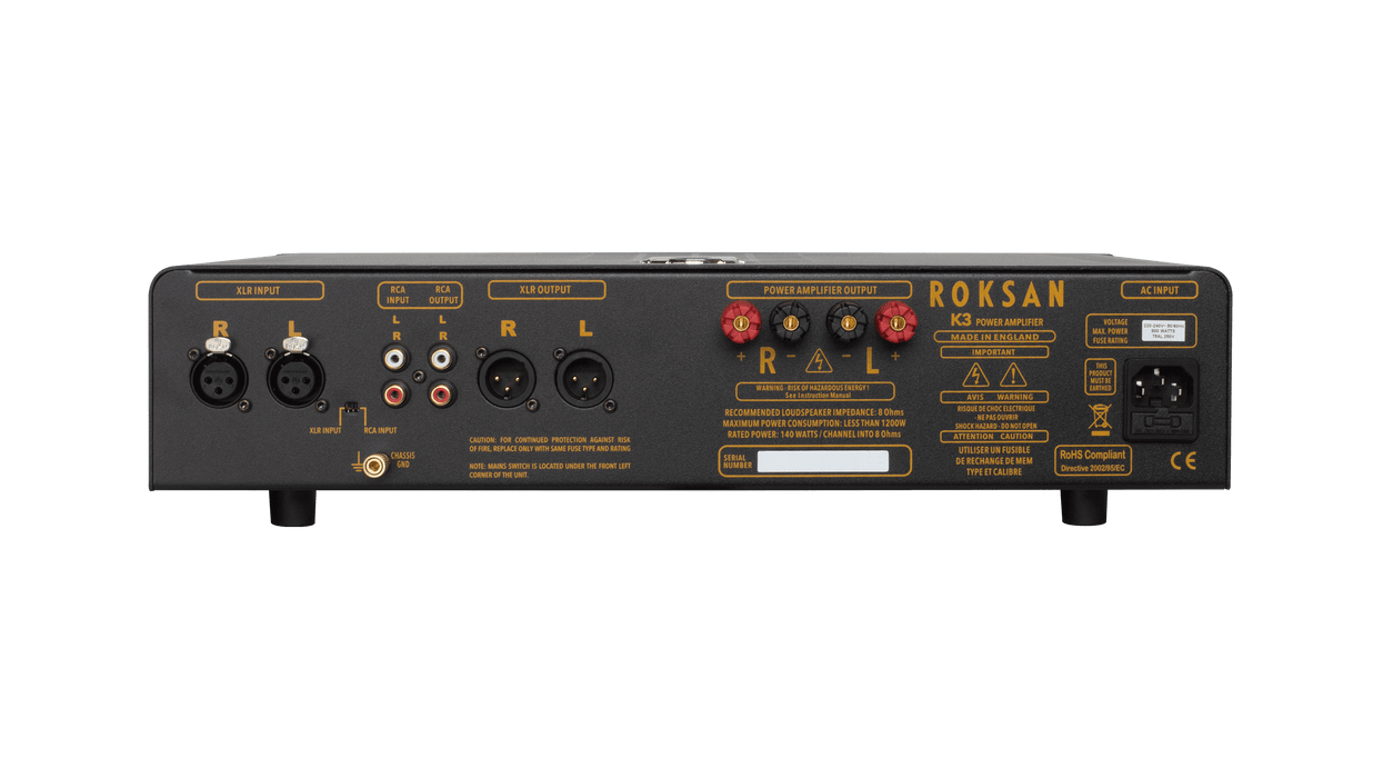 ROKSAN K3 | Amplificateur de puissance 140Watts par canal (Occasion - 2 Disponibles)