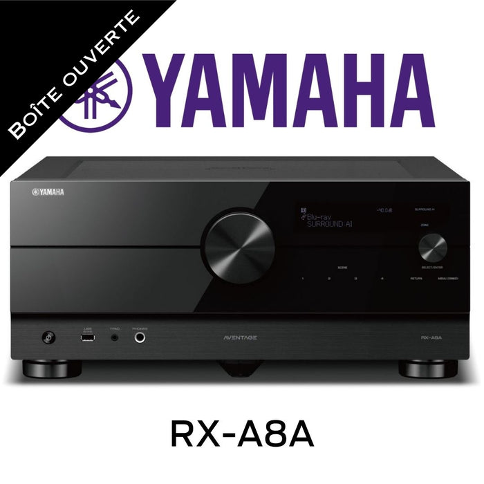 Yamaha RXA8A -Récepteur cinéma maison MusicCast 11.2, 8K, 150W, Dolby Atmos, 4K120 (Copie)