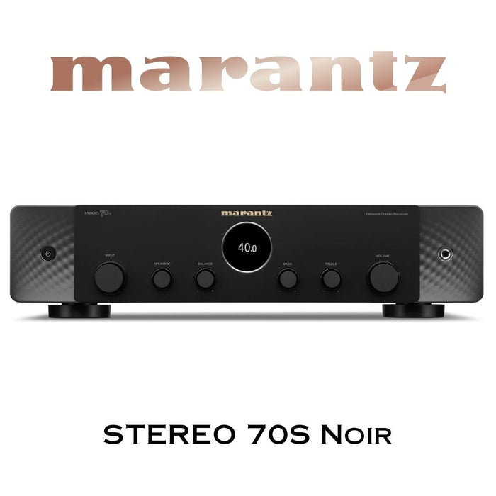 Marantz Stereo 70s - Récepteur stéréo Audio/Vidéo 75W/C, Lecteur réseau, entrée Phono, HDMI 8K