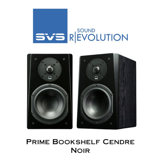 Enceintes d’étagère SVS Prime Bookshelf – audio Hi-Fi compact pour système stéréo ou home cinéma