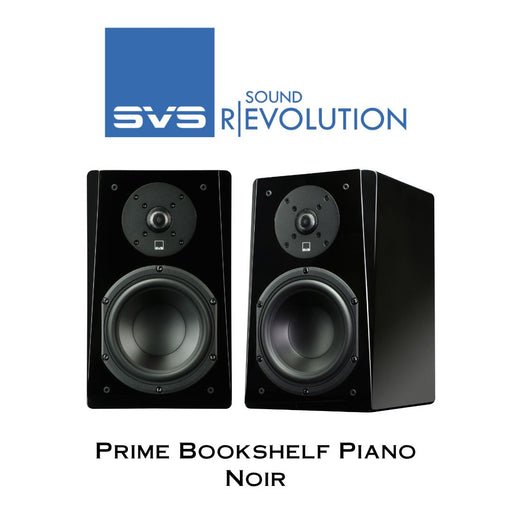 Enceintes d’étagère SVS Prime Bookshelf – audio Hi-Fi compact pour système stéréo ou home cinéma