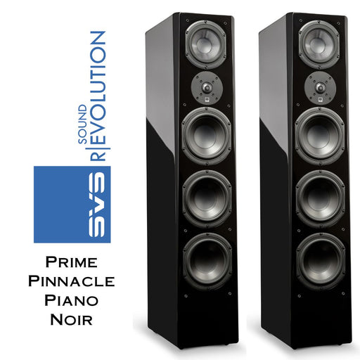 Enceintes colonne 3 voies SVS Prime Pinnacle – restitution sonore haute fidélité pour système stéréo et home cinéma