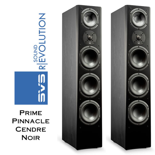 Enceintes colonne 3 voies SVS Prime Pinnacle – restitution sonore haute fidélité pour système stéréo et home cinéma