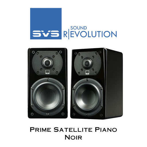 Enceintes surround 2 voies SVS Prime Satellite – format compact Hi-Fi pour système home cinéma haute fidélité
