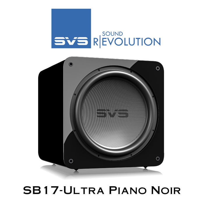 Caisson de basses SVS SB17-Ultra – subwoofer compact et puissant pour une expérience audio haute fidélité