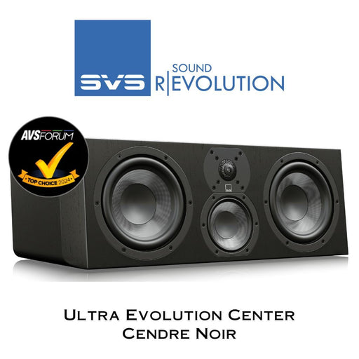 Enceinte de canal central SVS Ultra Evolution Center – clarté vocale Hi-Fi pour système home cinéma haut de gamme