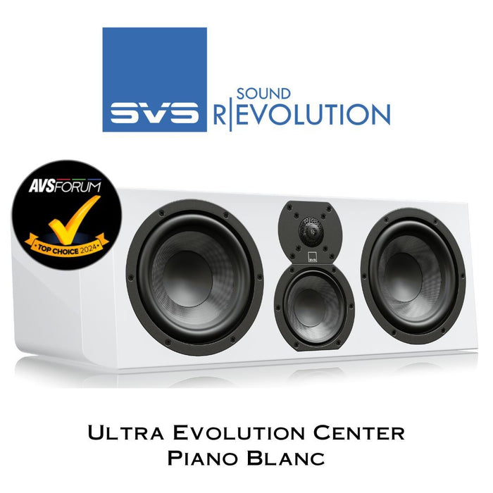 Enceinte de canal central SVS Ultra Evolution Center – clarté vocale Hi-Fi pour système home cinéma haut de gamme
