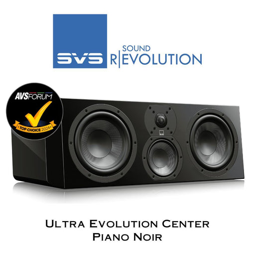 Enceinte de canal central SVS Ultra Evolution Center – clarté vocale Hi-Fi pour système home cinéma haut de gamme