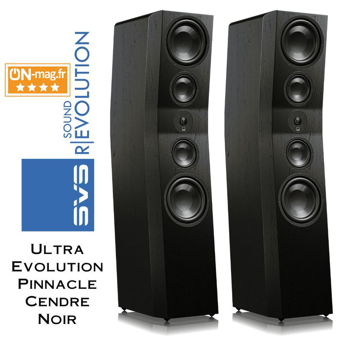 Enceintes colonne SVS Ultra Evolution Pinnacle – restitution sonore Hi-Fi ultra-précise pour système audio haut de gamme