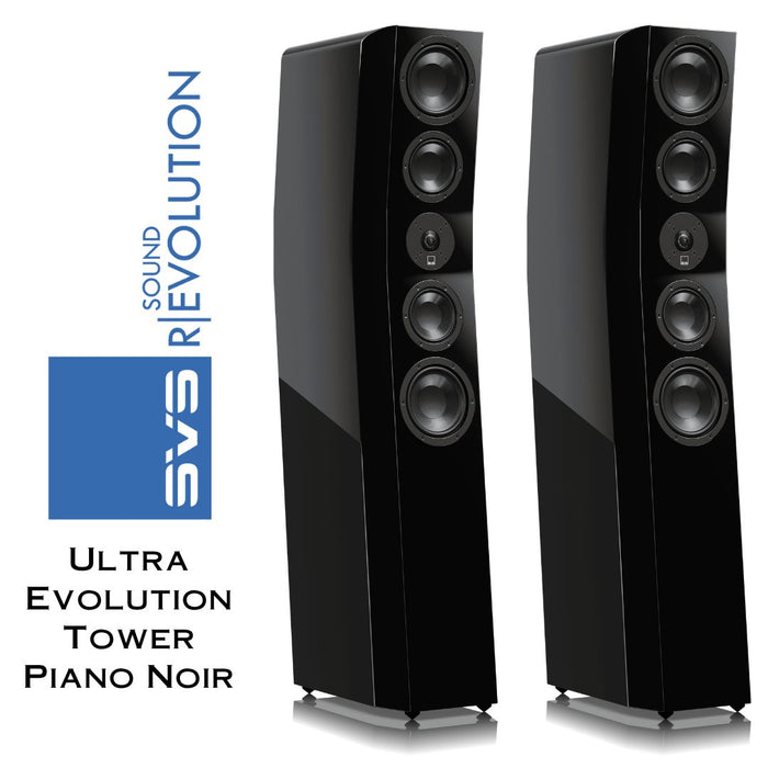 Enceintes colonne SVS Ultra Evolution Tower – audio Hi-Fi haut de gamme pour audiophiles exigeants