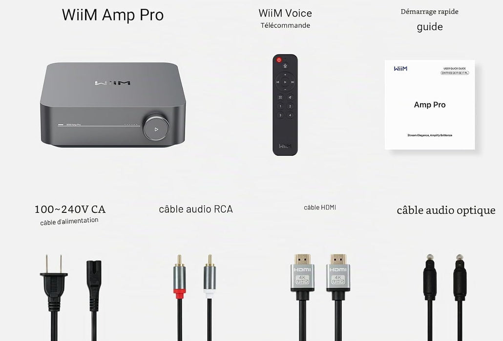 Wiim Amp Pro | Amplificateur de streaming multiroom 60Watts/Canal