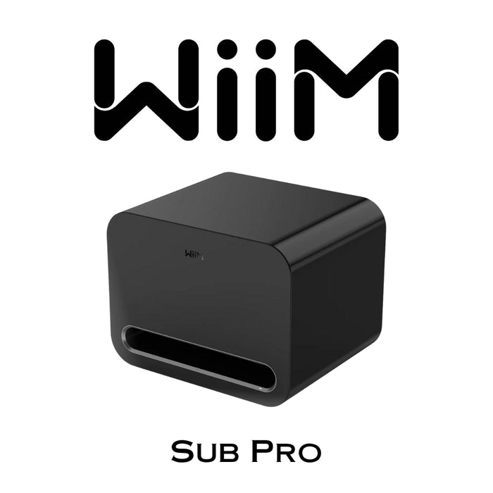 WiiMSUBPRO | Caisson de basses 250Watts, haut-parleur de graves 8'' (Noir)