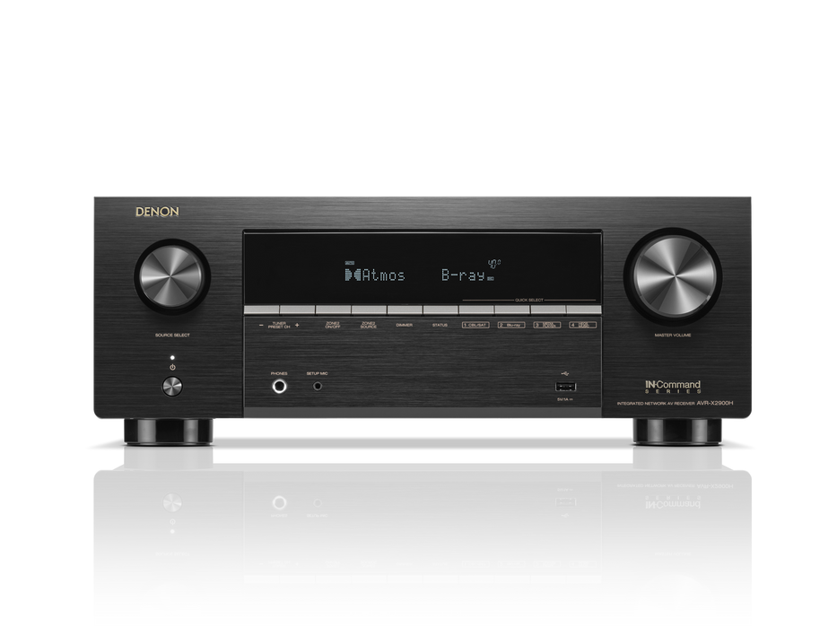 Denon AVR-X2900H | Récepteur cinéma maison 7.2 Dolby Atmos 95Watts/canal 8K/HEOS