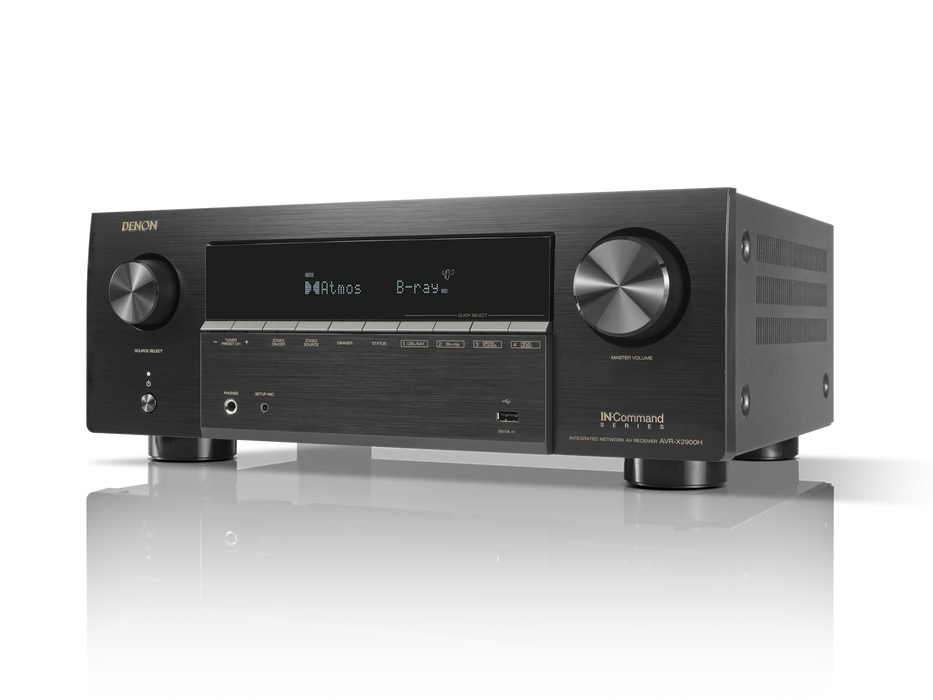 Denon AVR-X2900H | Récepteur cinéma maison 7.2 Dolby Atmos 95Watts/canal 8K/HEOS