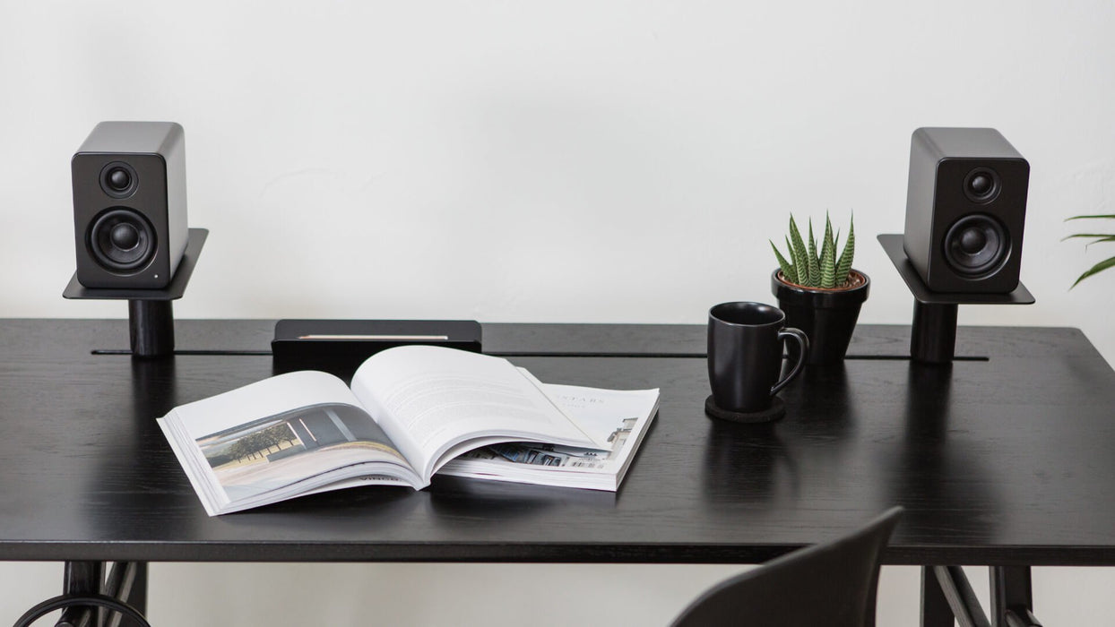 Kanto YU2 - Haut-parleurs de bureau amplifiés 25 Watts Canal