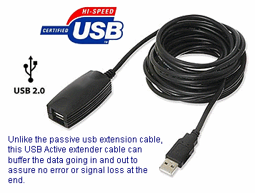 Rallonge USB M/F 35' USBEXTB35