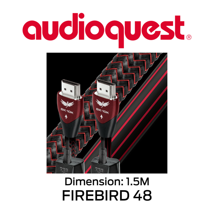 AudioQuest Firebird 48 - Câble HDMI 72v DBS 100% argent