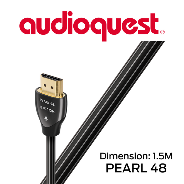 AudioQuest Pearl 48 - Câble HDMI 48Gbps 8K-10K