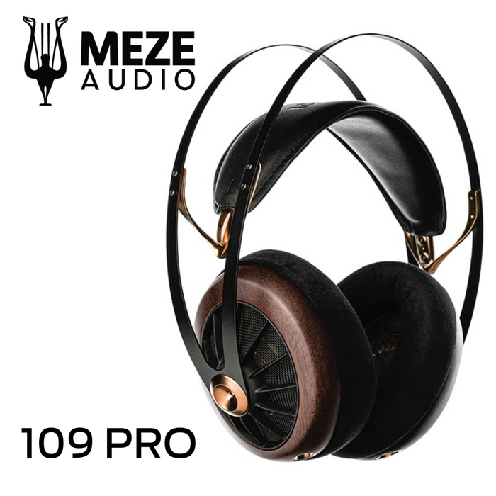 Mezeaudio 109 PRO - Casque d'écoute avec fils dynamique à dos ouvert! Le 109 PRO est une démonstration de notre engagement à aller au-delà de la reproduction fidèle du son pour offrir une émotion pure!