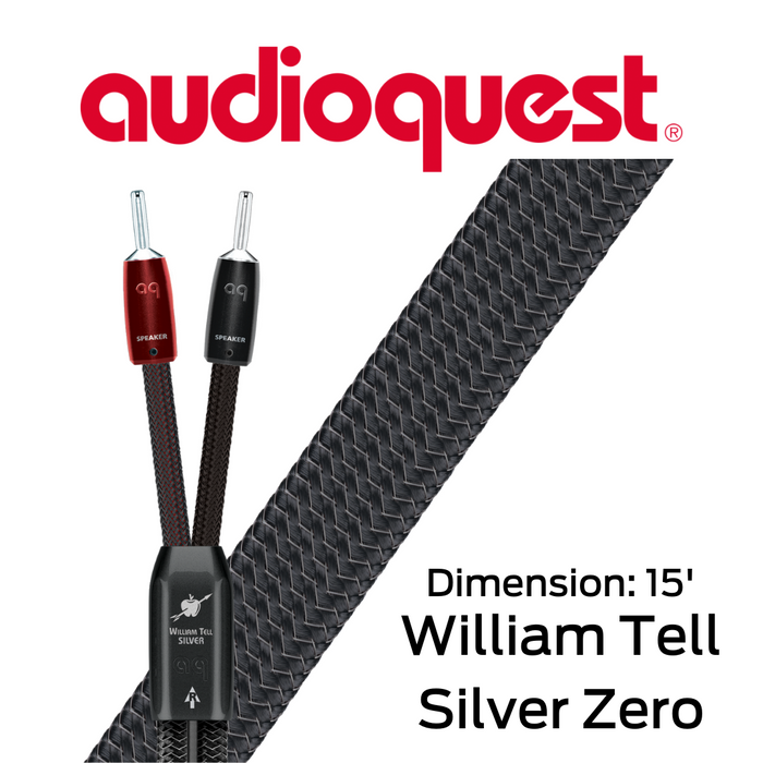 AudioQuest William Tell SILVER - Câble à haut-parleurs 13AWG (paire)