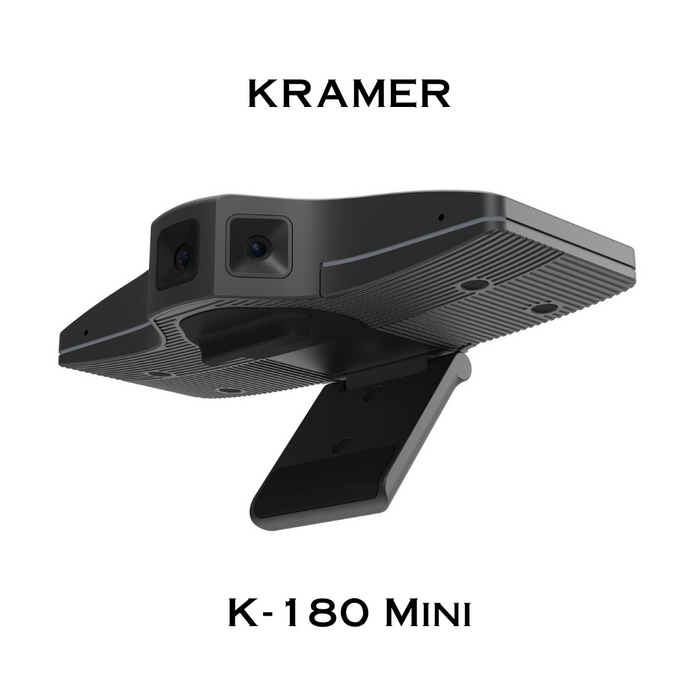Kramer - Caméra de vidéoconférence avec objectif Panocam 4K@3 FOV fixe à 180 degrés K-180 Mini