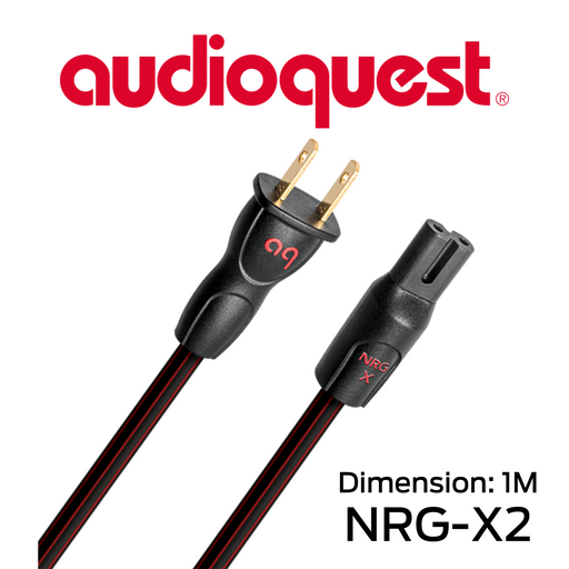 AudioQuest - Câble d'alimentation tripolaire calibre 17AWG Série NRGX2