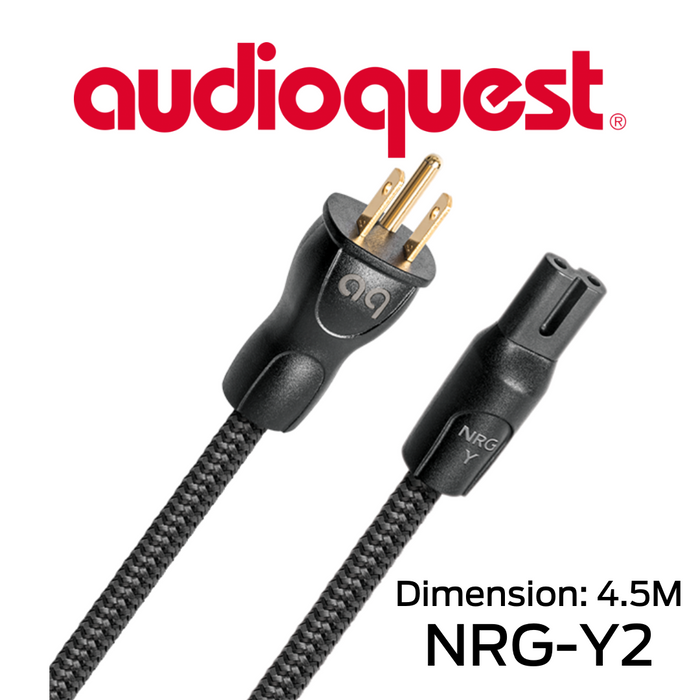 AudioQuest NRG-Y2 - Câble d'alimentation tripolaire calibre 17AWG